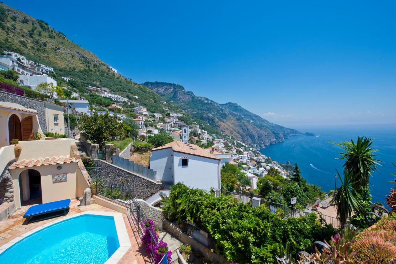 Villa Marianna Amalfi Coast - Pool 프라이아노 외부 사진